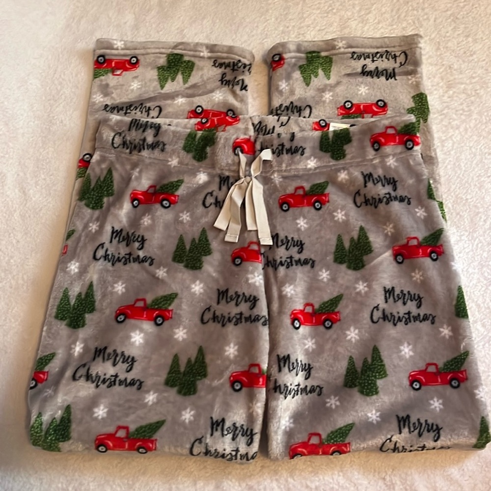 Fleece Pajama Pants, Size M